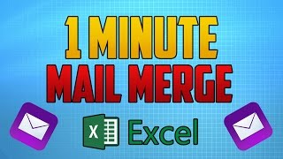 Excel 2016  How to Do an ExcelWord Mail Merge [upl. by Herzberg]