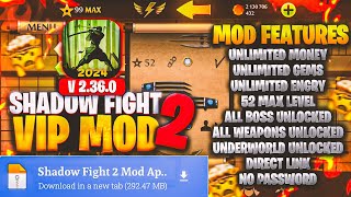 Shadow Fight 2 Mod Apk v2350 New 2024  Unlock All amp Free Shopping [upl. by Eak]