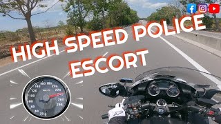 HIGH SPEED POLICE ESCORT [upl. by Yenduhc]