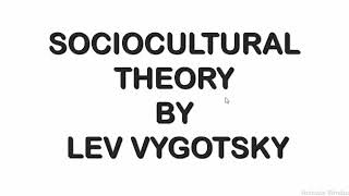 Vygotskys Sociocultural theory  CHILD DEVELOPMENT AND PEDAGOGY CTET TET AND OTHER TEACHING EXAMS [upl. by Columba]