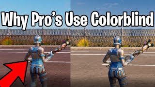 Why Bugha Clix and Other Pro Players Use Colorblind Mode in Fortnite  Best Colorblind Settings [upl. by Nirag]