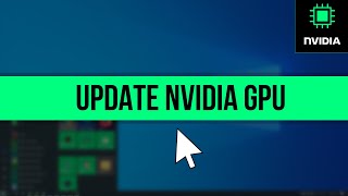 How to Update NVIDIA Graphics Card Drivers on Windows 10 [upl. by Oruntha54]