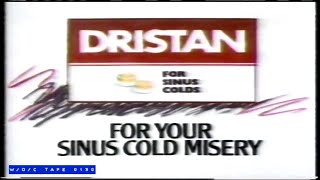 Dristan Sinus Relief Commercial Compilation  1989 [upl. by Seiuqram]