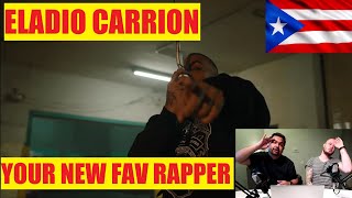 ENGLISH REACTION TO PUERTO RICAN RAP  Eladio Carrión  Problema Video Oficial [upl. by Abraham]