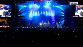 David Guetta ft Chris Willis  Love is Gone live at the voice 09 HD [upl. by Ennahtebazile532]