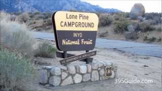 Lone Pine Campground In Lone Pine California [upl. by Egamlat317]