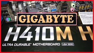 Gigabyte motherboard  H410M H review  computer hardware [upl. by Rosena]