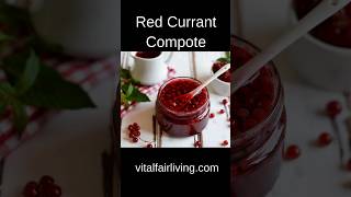 Easy Red Currant Berry Compote Your GoTo Recipe [upl. by Eidna]