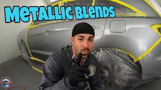 Car Painting How to Blend Metallic Paint [upl. by Ferren]