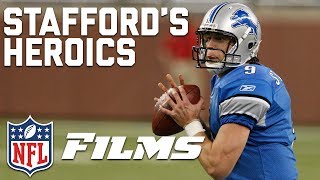 Matthew Stafford Micd Up in GameWinning Heroics vs Browns 2009  NFL Films Presents [upl. by Garretson]