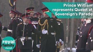 Prince William represents the Queen at Sovereigns Parade [upl. by Palila810]