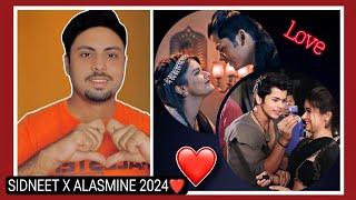 PAKISTANI REACTION ON SIDNEET X ALASMINE MOMENTS  CUTEST LOVE SCENES  ROMANTIC EDITS  2024 ❤️ [upl. by Assirec]