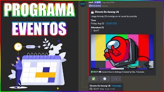 ¡Crea Eventos en Discord Personalizado Mucho Mejor que el Original [upl. by Swigart228]