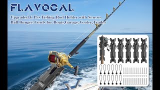 Mecha Boats Fishing Rod Holders [upl. by Dnomaj]