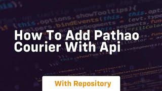 how to add pathao courier with api [upl. by Asserac]