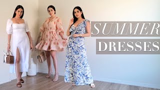 SUMMER DRESSES FOR ALL BUDGETS  Reformation HampM Zimmermann  More  Mariana Pineda [upl. by Cleasta]