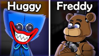 Huggy Wuggy VS Freddy Fazbear  FNF Cover [upl. by Asus336]