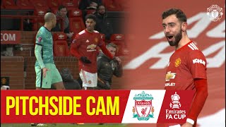 Pitchside Cam  Exclusive Views as United knock Liverpool out the FA Cup  Manchester United [upl. by Brufsky]