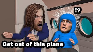 Khabib kicked off a plane [upl. by Anilram]