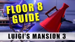 Luigis Mansion 3 Floor 8 walkthrough  How to get the Megaphone  100 8F guide [upl. by Caritta794]