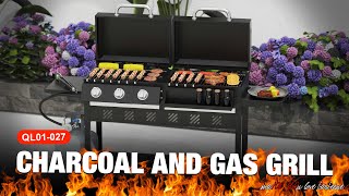 Get Better Flavor from Your Gas Charcoal Combo Grill Now l KEYO [upl. by Diena]