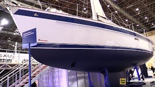 2018 Hallberg Rassy 48 Sailing Yacht  Walkaround  2018 Boot Dusseldorf Boat Show [upl. by Doolittle]