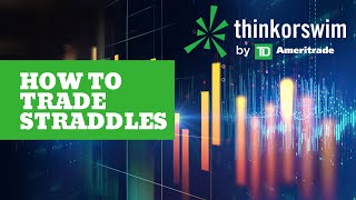 How to Trade Straddles in ThinkorSwim  ToS Brokerage Tutorial [upl. by Moshell]