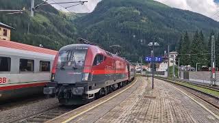 Einfahrt des railjet 797 am 13072024 in Bad Gastein [upl. by Bilac]