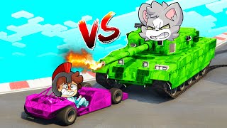 ¡COCHE RAMPA vs TANQUE BLINDADO 😱💥 GTA 5 CARA A CARA con INVICTOR [upl. by Talley]