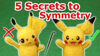 NEEDLE FELTING SYMMETRY Secrets 5 Tips A Beginners guide [upl. by Letsyrk]