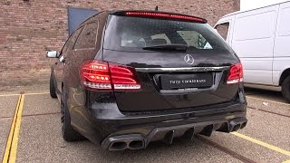 BRABUS 850 E63 60 V8 Biturbo Estate  Revs amp Accelerating [upl. by Hseyaj]