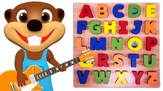 Kids Learn Colors amp ABCs with Wooden Puzzle Toy  Teach A to Z amp ABC Song for Children Toddlers Baby [upl. by Aronid431]