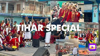 TIHAR 2081 Bhailo dance in Pokhara traditional style [upl. by Ardni]