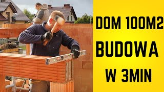 Dom 100m2 Projekt o nazwie RODZINA NA SWOIM  Budowa domu parterowego POROTHERM DRYFIX [upl. by Ferdie]