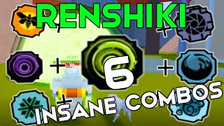 6 INSANE Renshiki Combos That Will Make You A GOD In Shindo Life [upl. by Naloj]