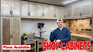 How To Build Shop Cabinets  DIY Shop Cabinets  Workshop Organization  Huge Workshop Upgrade [upl. by Darya]