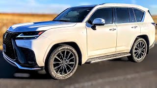 The Lexus LX 600 F Sport Legitimately Capable Off The Beaten Path [upl. by Ynnavoeg316]