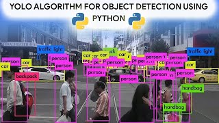 YOLO Algorithm for Object Detection Implementation using Python [upl. by Eelyrag441]