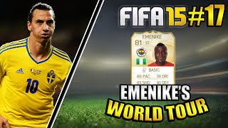 FIFA 15 Ultimate Team  EMENIKES WORLD TOUR 17 ZLATAN VS TOTY RONALDO  R2D1 [upl. by Oiralednac741]