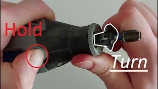 How to Change Bit on a Dremel and Rotary Tools [upl. by Esmond]