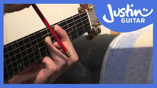 A Shape Major Barre Chord Grip  How to Play Guitar  Stage 3 Guitar Lesson IM131 [upl. by Matilda598]