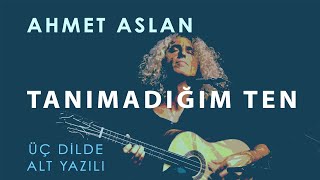 Ahmet Aslan  Tanımadığım Ten  2018 Concert Recording [upl. by Olifoet]