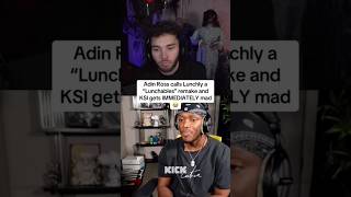 Adin Ross calls Lunchly a quotLunchables remakequot and ksi gets IMMEDIATELY mad shorts adinross ksi [upl. by Adriene]