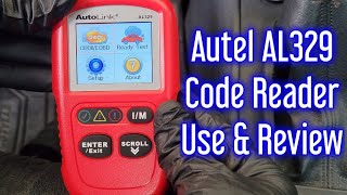 How To Use Autel Auto Link AL329 OBD2 Code Reader  Check Engine Light [upl. by Shargel345]