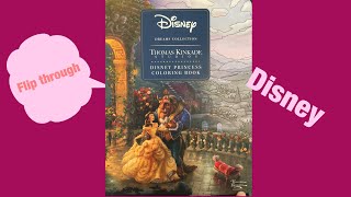 Disney dreams collection Thomas Kinkade disney princess coloring book full Flip through [upl. by Hime863]