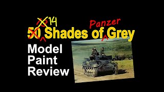 14 Shades of Panzer Grey  Which Model Paint is the Most Accurate [upl. by Doy803]