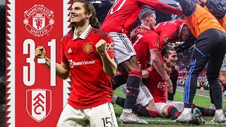 WHAT A GAME 🔥  Man Utd 31 Fulham  Highlights [upl. by Allsun]