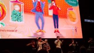 Just Dance 2014 Robbie Williams  Candy  Gamescom 2013 Koeln [upl. by Lareena]