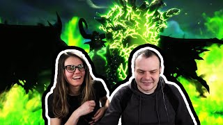 Nighthold Ingame Cinematic Finale  Illidan Order Hall REACTION [upl. by Vachill]