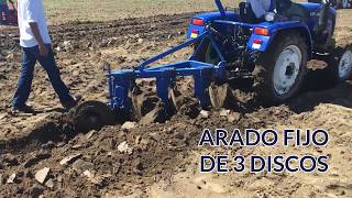 Arado fijo de 3 discos MAQMUT  Grupo Agromx [upl. by Abbotson]